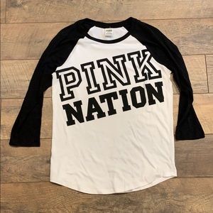 PINK Nation Baseball Tee